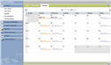 The calendar within the administration interface gives you a good overview.